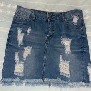 Blue Jean Mini skirt